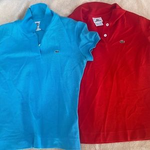 Lacoste Polos - size 38 EU (small)